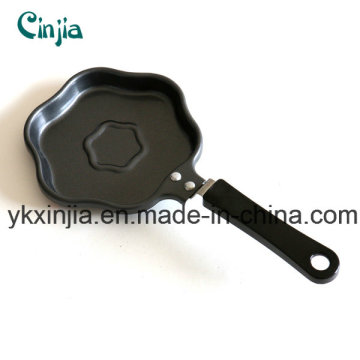 Mini Carbon Steel Non-Stick Ei Pan mit Blumenmuster